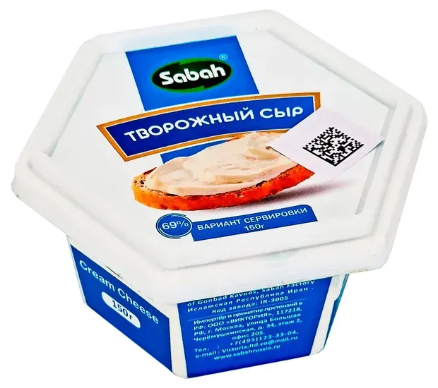 Сыр Творожный Sabah 150г/12 69%