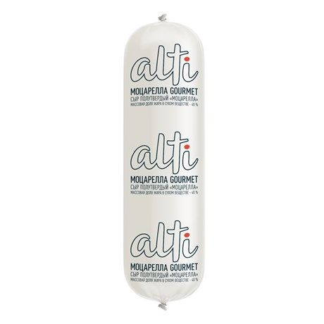 Сыр Моцарелла для пиццы ALTIMILK Gourme 40% батон ~2кг х8 
